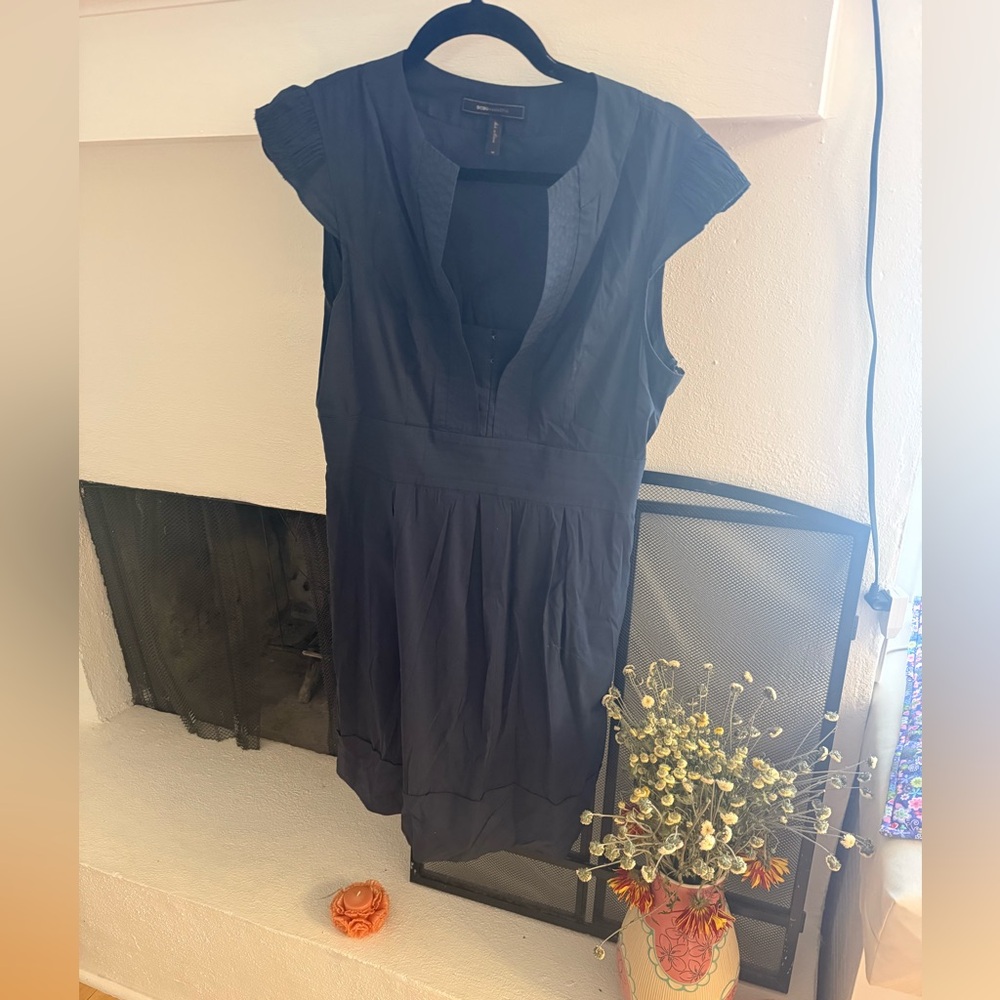 BCBGMaxAzria Dark Blue Midi Dress